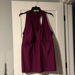 Torrid Rich Purple/Burgundy Swim Top